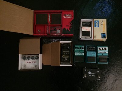 Digitech, Boss, 3Leaf Audio, DOD and Live Wire ABY Splitter