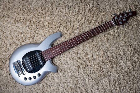 Music Man Bongo 6 HS - Sterling Silver - All Rosewood neck