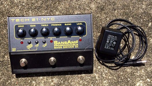 Sansamp Programable Bass Drive DI