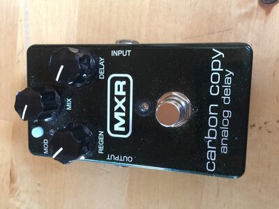 MXR Carbon Copy analog delay pedal