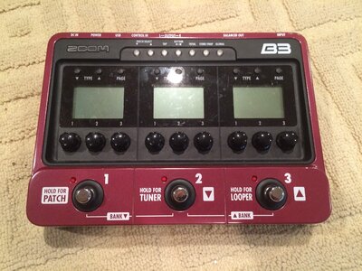 Zoom B3 Multi Effects Pedal