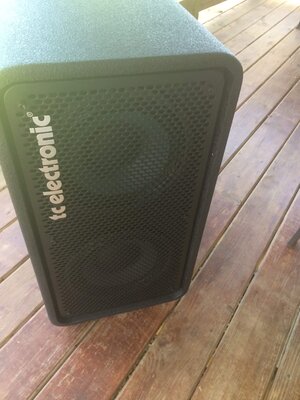 2 Like New TC Electronic RS210 with Deluxe cover