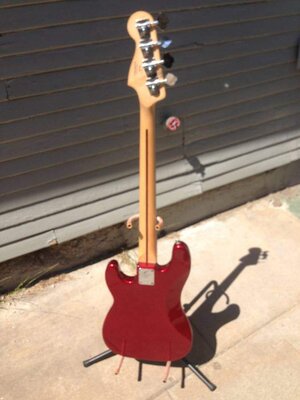 Pickup Only LA-Squier Affinity Modded P CAR-62 RI pickups,Pearloid Guard, Bridge Cover.