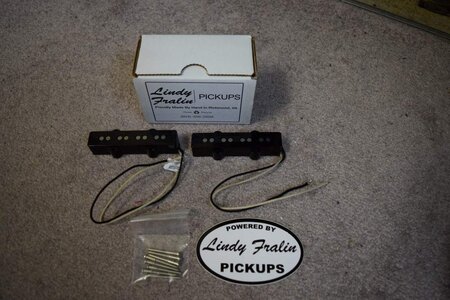 Lindy Fralin Jazz Bass Pickups Replacement Set