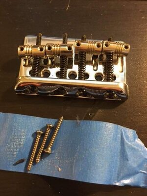 Fender American Standard High Mass Bass Bridge