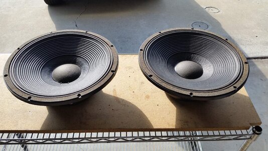 15" subwoofer drivers (2) San Diego local deal