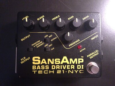 Tech21 Sansamp Bass Driver DI / BDDI v1