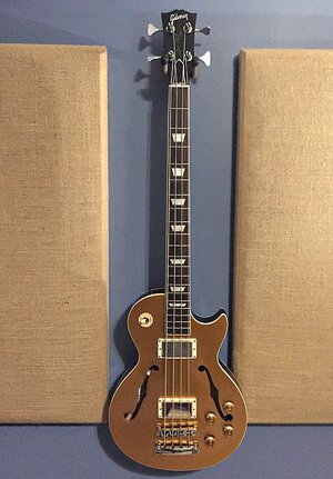 Gibson Memphis ES-Les Paul Bass - Goldtop Short Scale