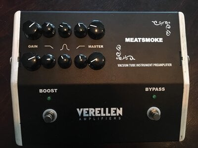 Verellen Meatsmoke Preamp w/ Carrying Case and EHX Pog2