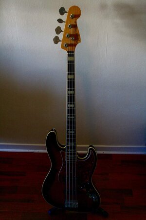 Fender Japan JB-HO Hollow Body Jazz Bass 3TS