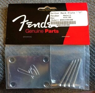 Fender F neckplate - Jazz - Precison  NIB