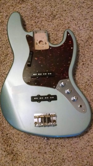 Loaded Fender Jazz body