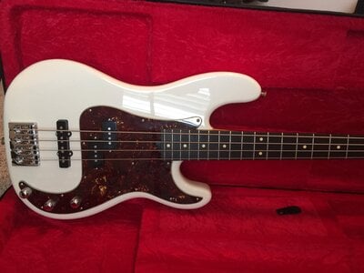 Mike Lull PJ Jazz Neck Aged Olympic White