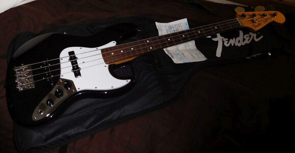 Fender Japan Smart Size Jazz Bass 2014 Black / White