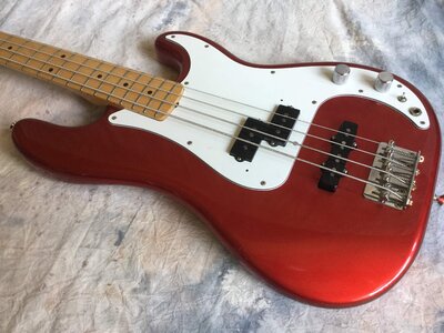 Fender Japan E Series Precision Bass added J Pickup