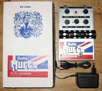 EHX English Muff'n complete in box.