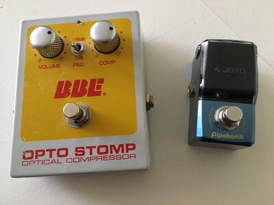 Compressors-BBE Optostomp (SOLD), JOYO Pipebomb still available-$40 shipped