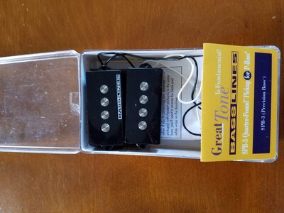 Seymour Duncan Bass Lines SPB-3 Quarter Pound pickups for P Bass