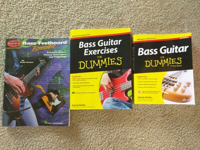 Lot of 3 Bass Books