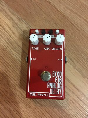 EKKO 616 MKII 650MS ANALOG DELAY PEDAL