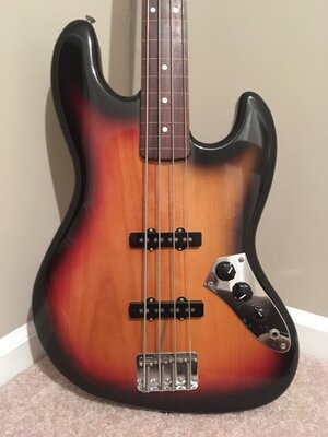 Fender Japan '62 RI Jazz Bass Fretless