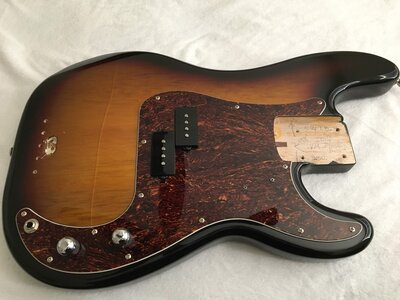 2014 Squier VM P-Bass body project