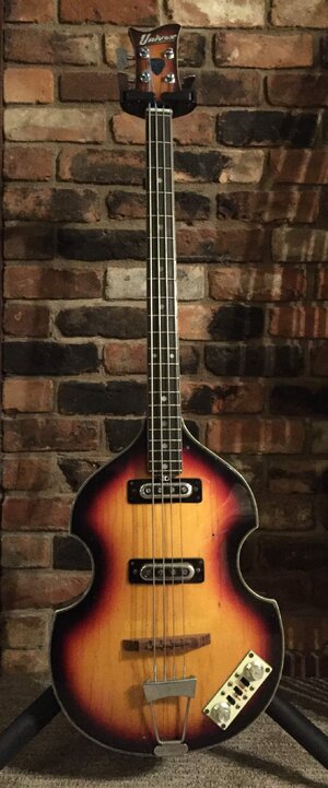 Vintage Univox Beatle bass