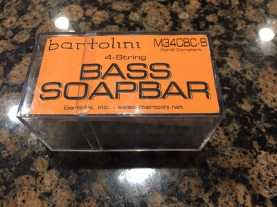 Bartolini Bass pickups for Neck and Bridge