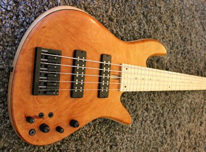 Madrone Burl Fodera Emperor 5 Standard Special