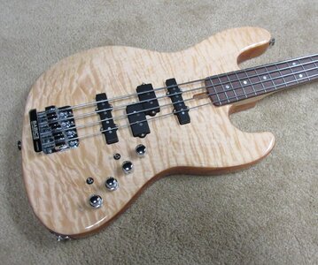 Custom PJ Bass, Exotic Woods, Premium Parts, Doner Designs