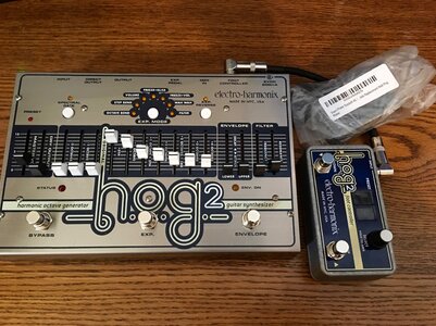 Price Drop!! - 330 !! Hog 2 Octave Synth With Foot Controller and Power Supply