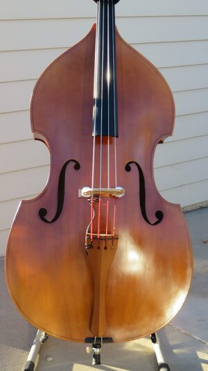 2012 Samuel Shen SB 100 3/4 laminate upright Bass Complete package