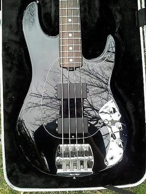 Ernie Ball Musicman Classic Sabre. Black and Rosewood.