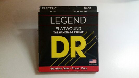 DR Legend Flatwound Strings 45-105