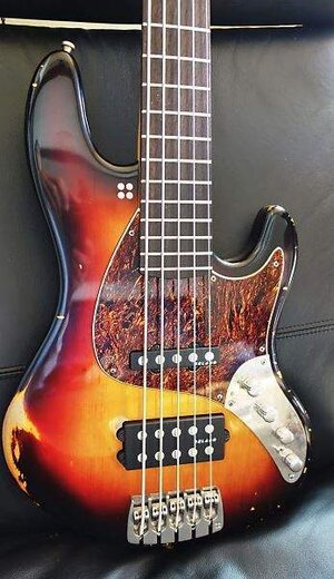 Price Drop - Sandberg TM5 Hardcore Aged Sunburst 5 String