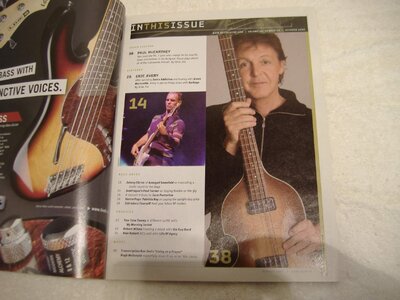 Paul McCartney Bass Player Mag Oct. 2005