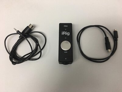 iRig Pro iOS interface