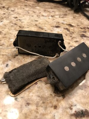 1973 Precision Bass pickups - rewound