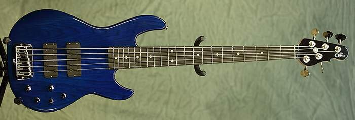 Price Drop - G&L M-2500 Clear Blue w/ Ebony Board & Black Headstock