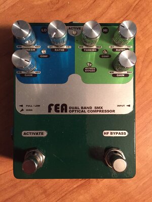 Fea labs comp, Morley Dual Bass Wah, VMT and Tall Font Russian