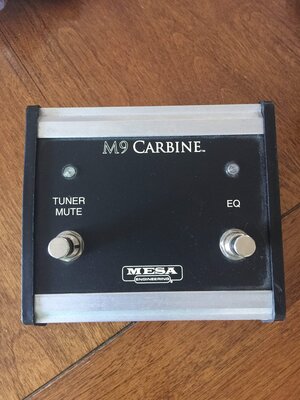 Mesa M9 carbine Tuner/mute/Eq pedal