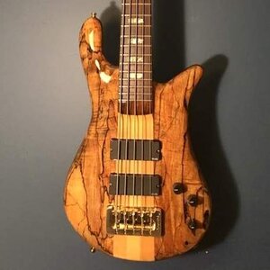 Spector NS-5XL USA 2008 Spalted Maple Neck-Thru