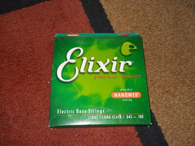 Elixer Nanoweb 45-100 Long Scale 4 Bass Strings