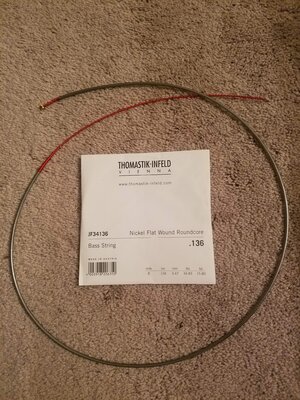 Thomastik (TI) JF345 B string .136 New