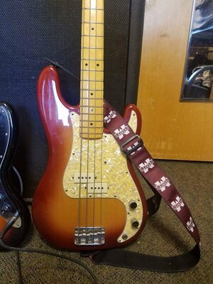 80s Fender P pickguard.