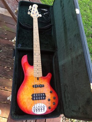 Lakland 55-02 with Nordstrand pickups and Aguilar OBP-3 preamp