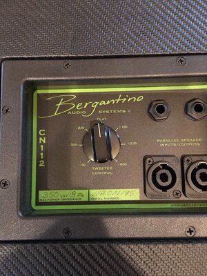 Bergantino CN112 - $585 shipped (final price drop)