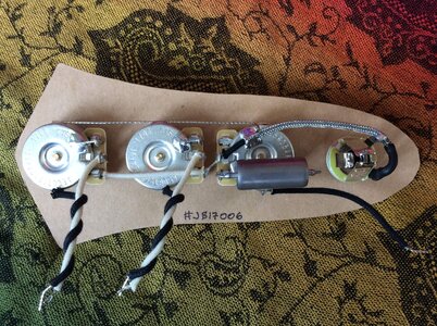 Vintage Jazz Bass Wiring Harness PT - NEW