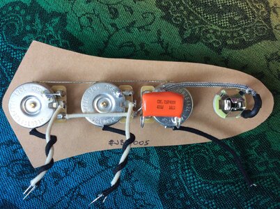 Jazz Bass Wiring Harness PT - NEW