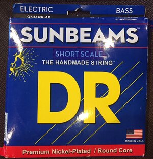 LOWER PRICE: DR Sunbeams Short Scale 5-string Set, 45-125